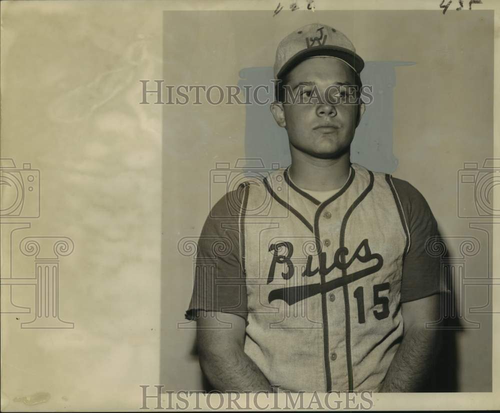 Press Photo Paul Wattnig, West Jefferson baseball player. - noo68892 - Historic Images