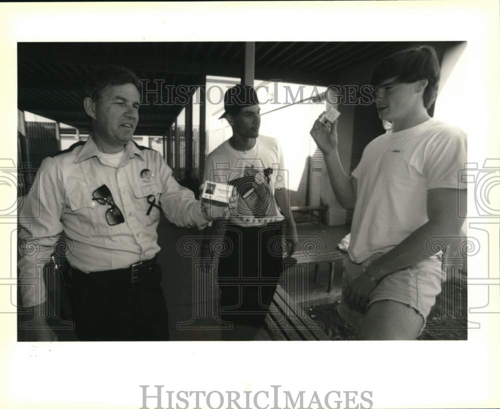 1992 O. Perry Walker High School Students with Donald J. Brossette - Historic Images