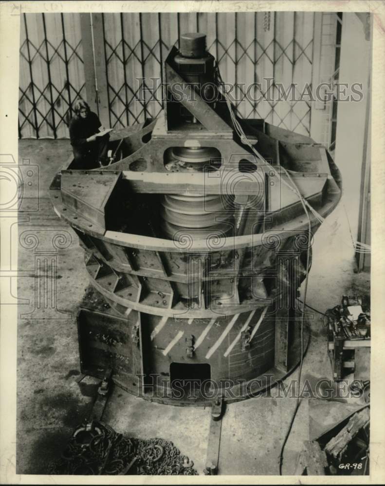 1975 Mechanical Shredder for Ferrous Metal Reclamation - Historic Images