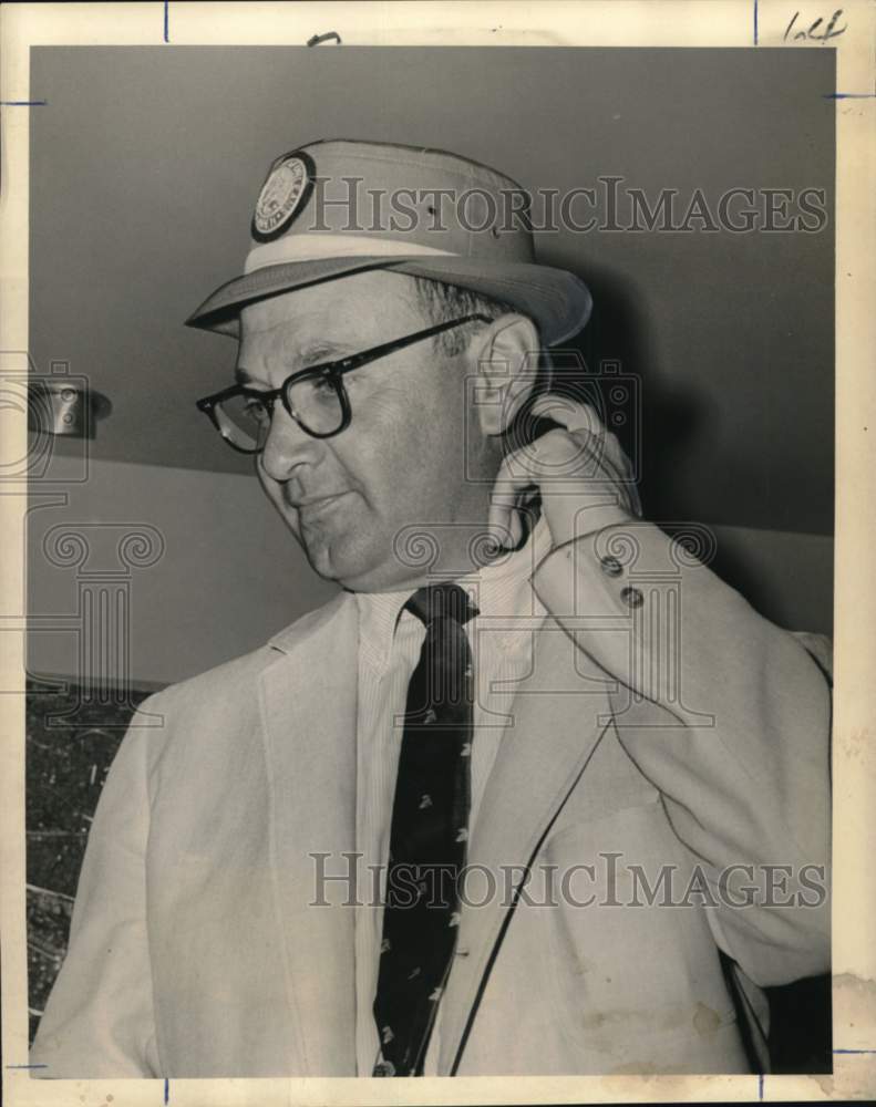 1965 Press Photo Greater New Orleans Open chairman Jack Weiss in Closeup - Historic Images