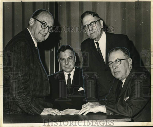 1963 Officers of Camp St. Improvement Association in New Orleans - Historic Images