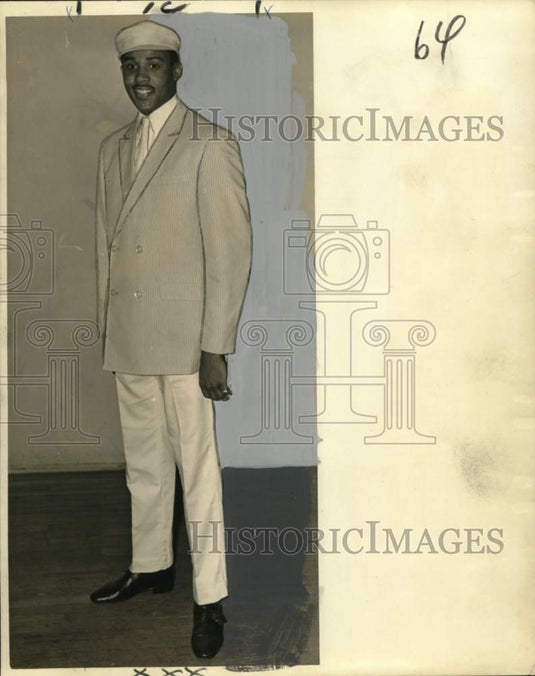 1967 Press Photo Harold Richardson is in New Orleans to fight Freddie Little- Historic Images