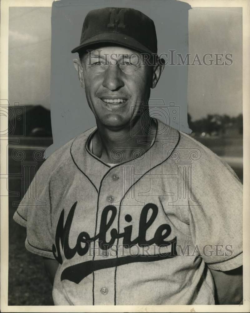 Press Photo J. J. White, Manager of Mobile Baseball Team - noo72598 - Historic Images
