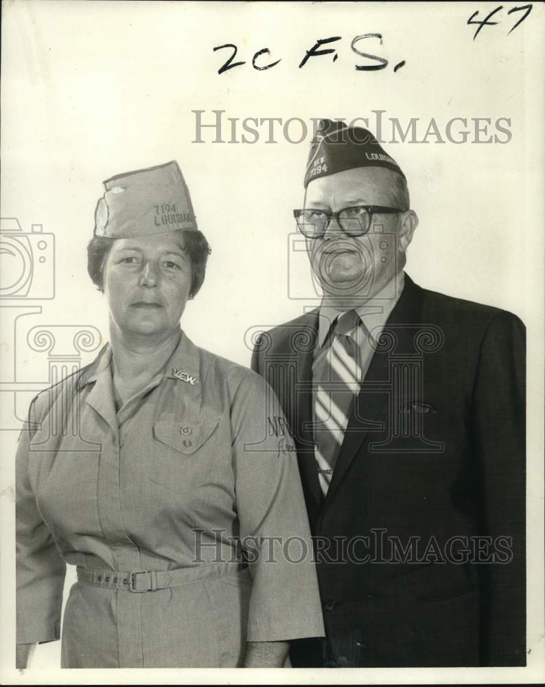 1970 Veterans of Foreign Wars &amp; Post&#39;s ladies Auxiliary Officers - Historic Images