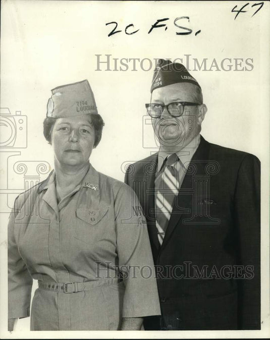 1970 Veterans of Foreign Wars & Post's ladies Auxiliary Officers - Historic Images