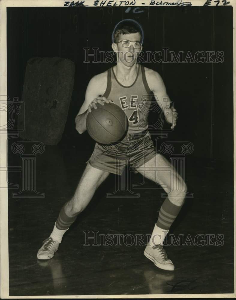 1968 Press Photo Basketball Player Zack Shelton of Behrman - noo72916 - Historic Images