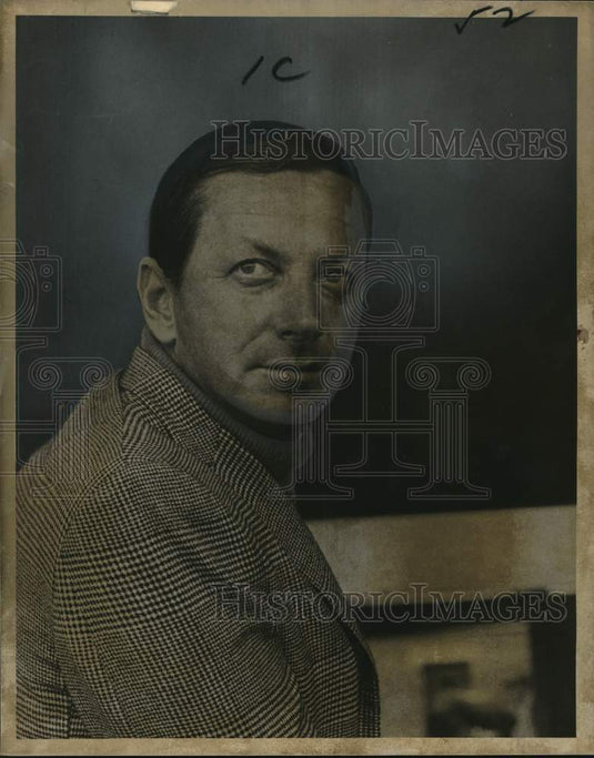 1970 Press Photo Arnold Winick, Race Horse Owner in Closeup - noo73375 - Historic Images