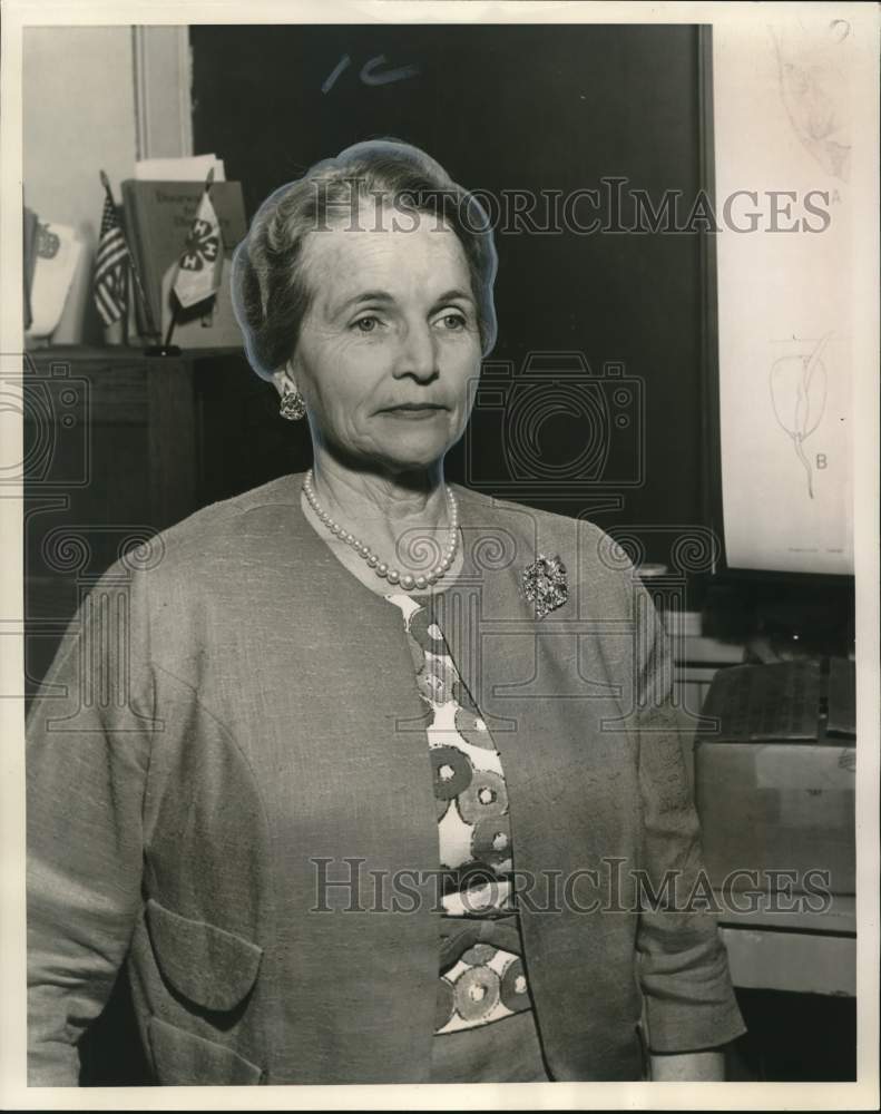 1963 Press Photo Mrs. Margaret G. Winkler of Hammond, Louisiana in Closeup- Historic Images