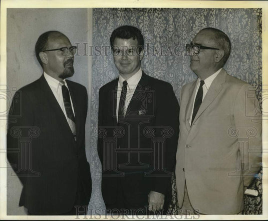 1968  Louisiana Heart Association Officers at Delmonico's Restaurant - Historic Images