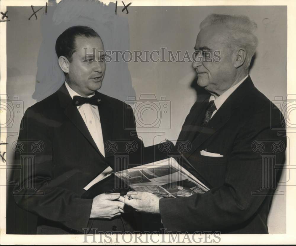 1962 Dr. Mack P. Stewart Jr. with Man at Municipal Auditorium Event - Historic Images