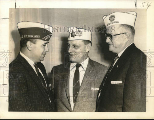 1957 American Veterans of World War II Commander and Officials - Historic Images