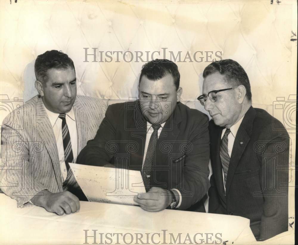 1958 Fraternal Order of Police Convention Planners in New Orleans - Historic Images