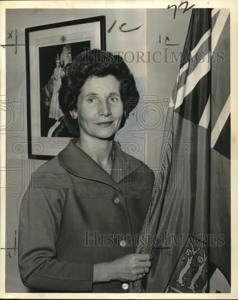 1961 Mary Stock, Canada's first lady vice-consul - Historic Images