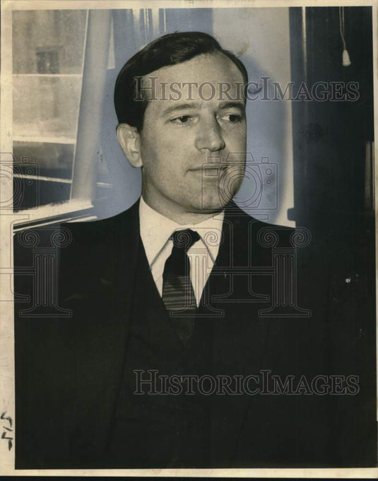 1962 Vere G. Stock, spokesman for South Africa's Nationalist party - Historic Images