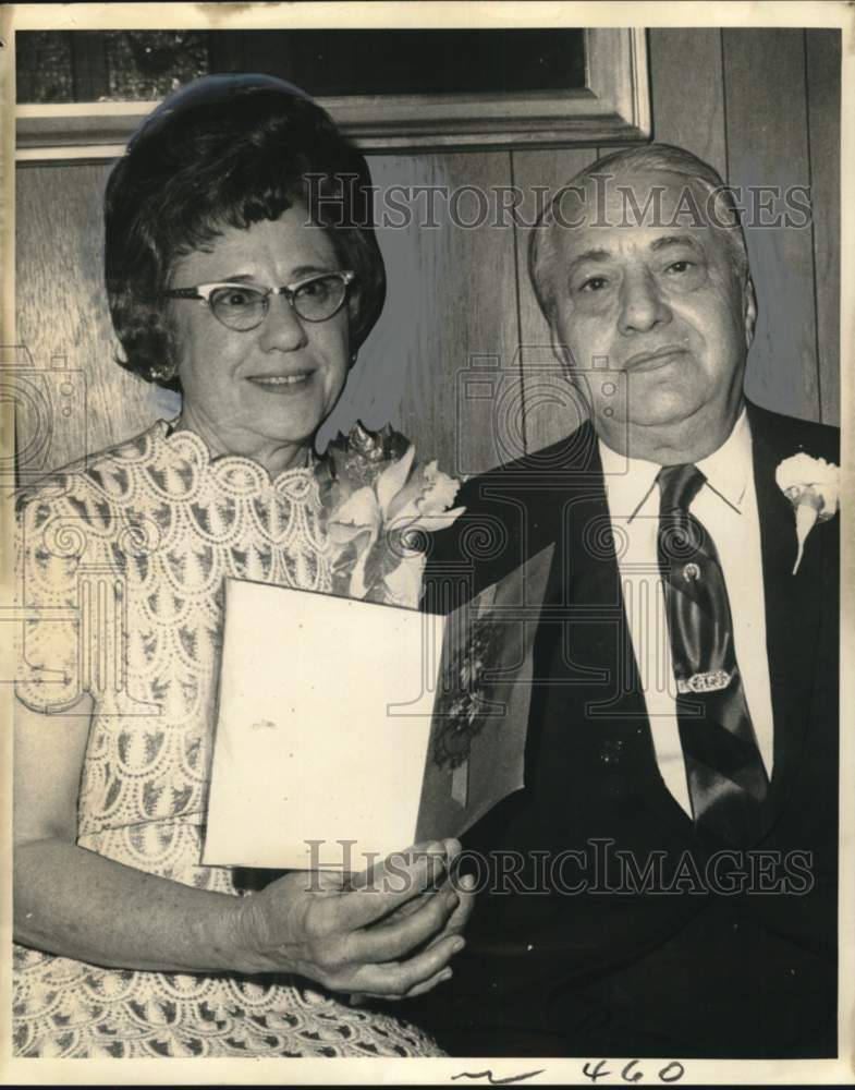 1968 Mr. and Mrs. Angelo Spinato celebrate 50th Wedding Anniversary - Historic Images