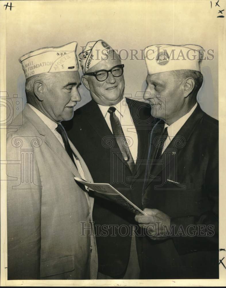 1968 American Veterans of World War II at Jung Hotel Event - Historic Images