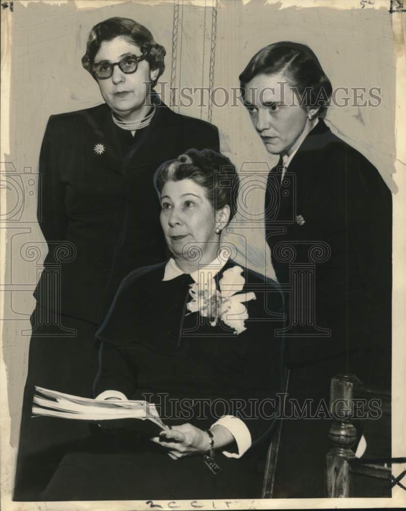 1951 Louisiana Federation of Temple Sisterhoods Member at Services - Historic Images