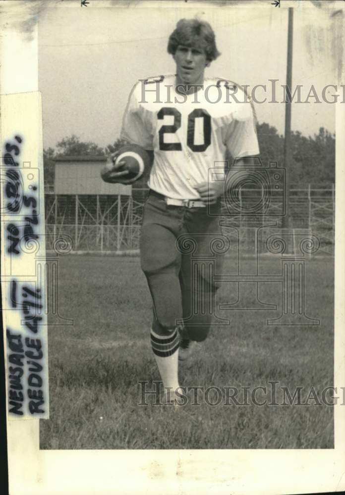 1978 Press Photo Alan Risher, Salmen High School Quarterback Football ...
