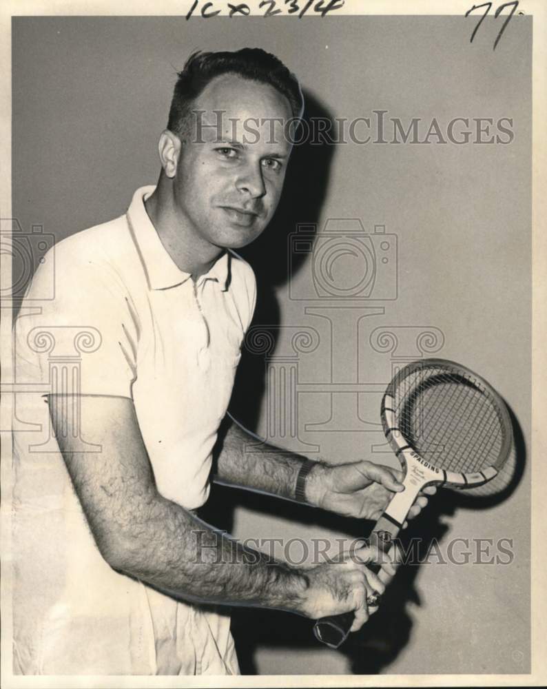 1965 Press Photo Tommy Stevens, City Park Tennis Tournament Winner - noo75800 - Historic Images