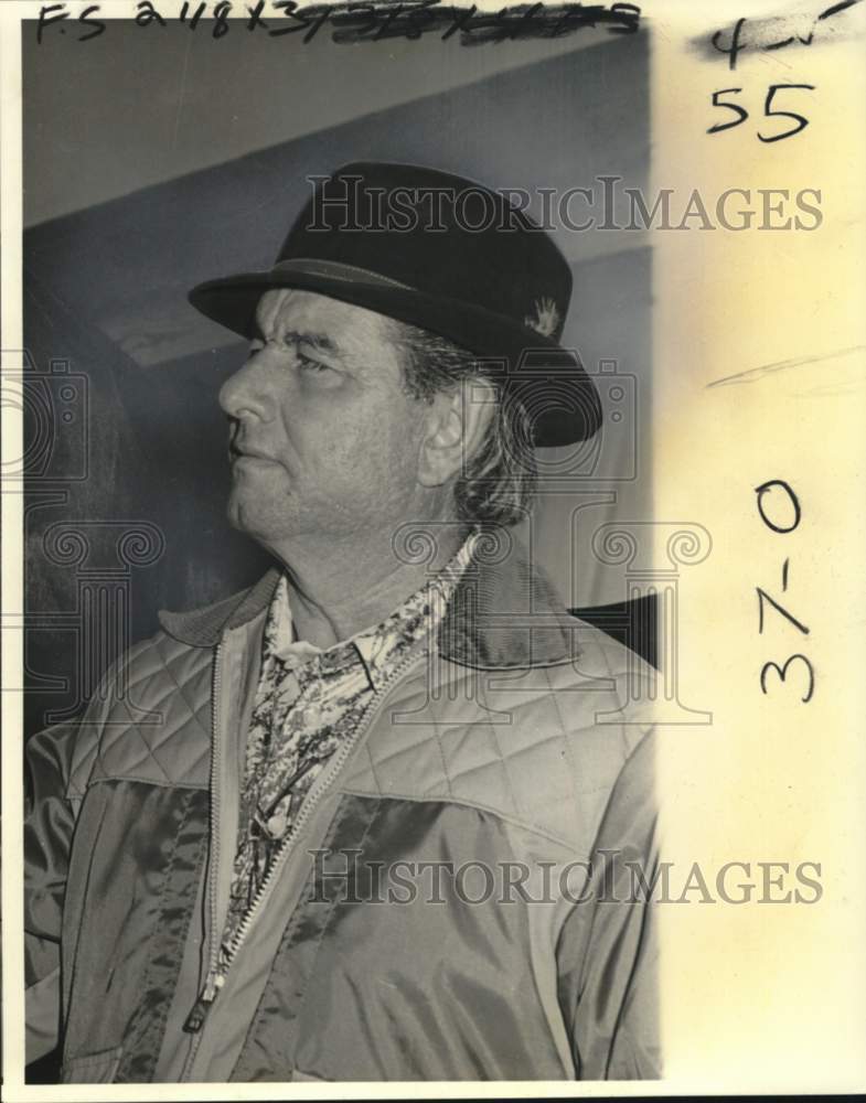 1977 Press Photo Horse Trainer Dewey Smith in Closeup - noo75819- Historic Images