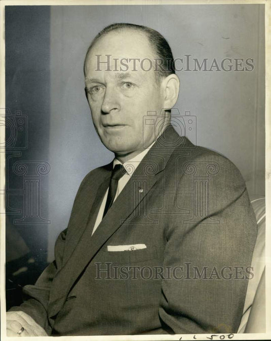 1961 Press Photo Neil P. Speirs, president of Switchmen's Union of North America - Historic Images