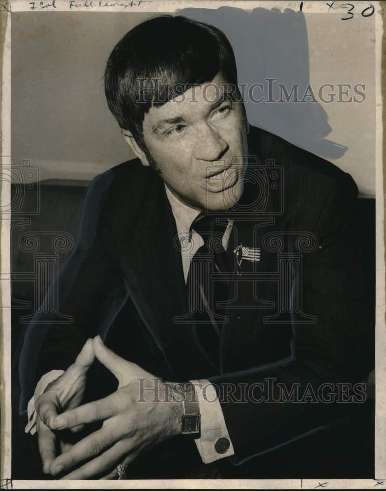 1970 Press Photo Glenn W. Turner started a cosmetic firm & now he's worth $150M - Historic Images