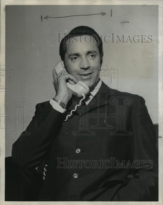 1970 Press Photo Julio Aleman, Mexican actor. - nop00626- Historic Images