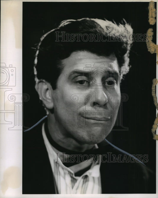 1971 Press Photo Lee Allen stars in Vaudeville Cabaret, in New Orleans. - Historic Images