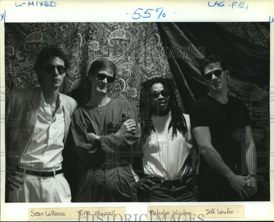 1993 Press Photo Sean LaRocca, Malcolm Weston, Jeff Laufer & Eric Murrell.- Historic Images