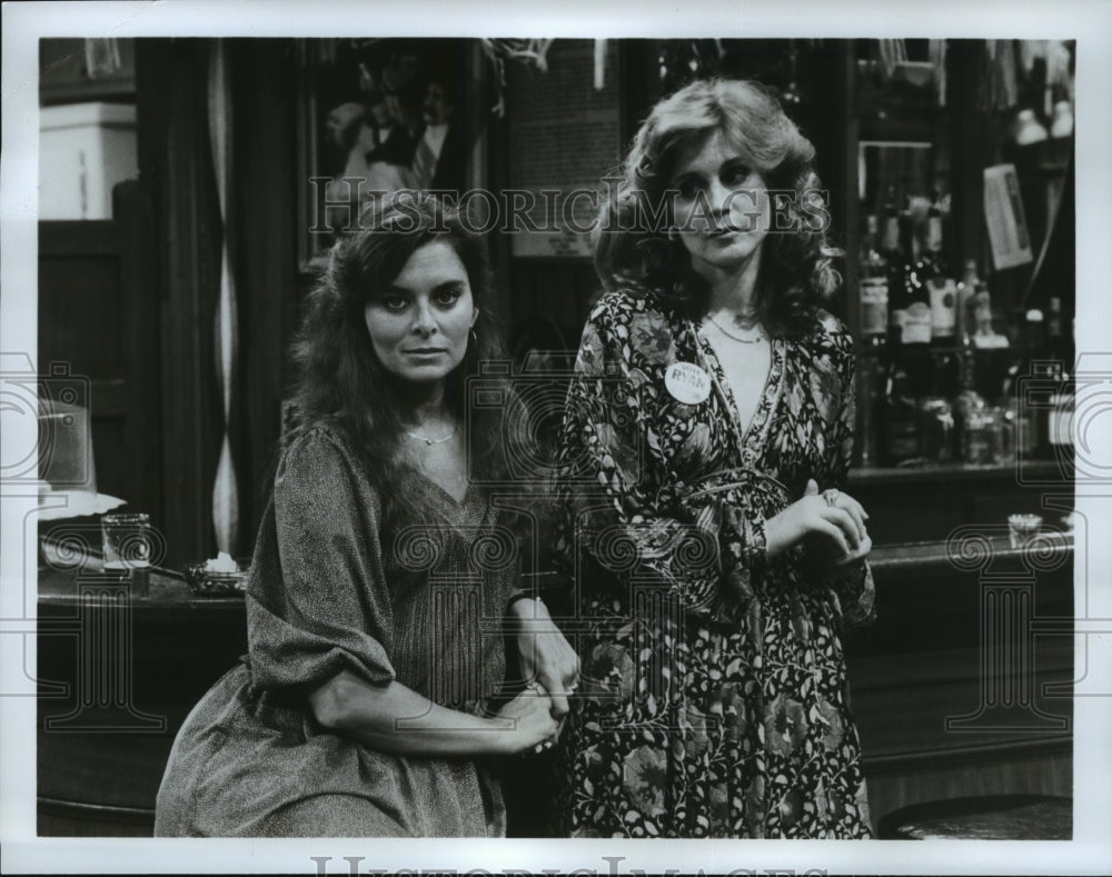 1978 Nancy Addison and Louise Shaffer in Ryan&#39;s Hope, on ABC. - Historic Images