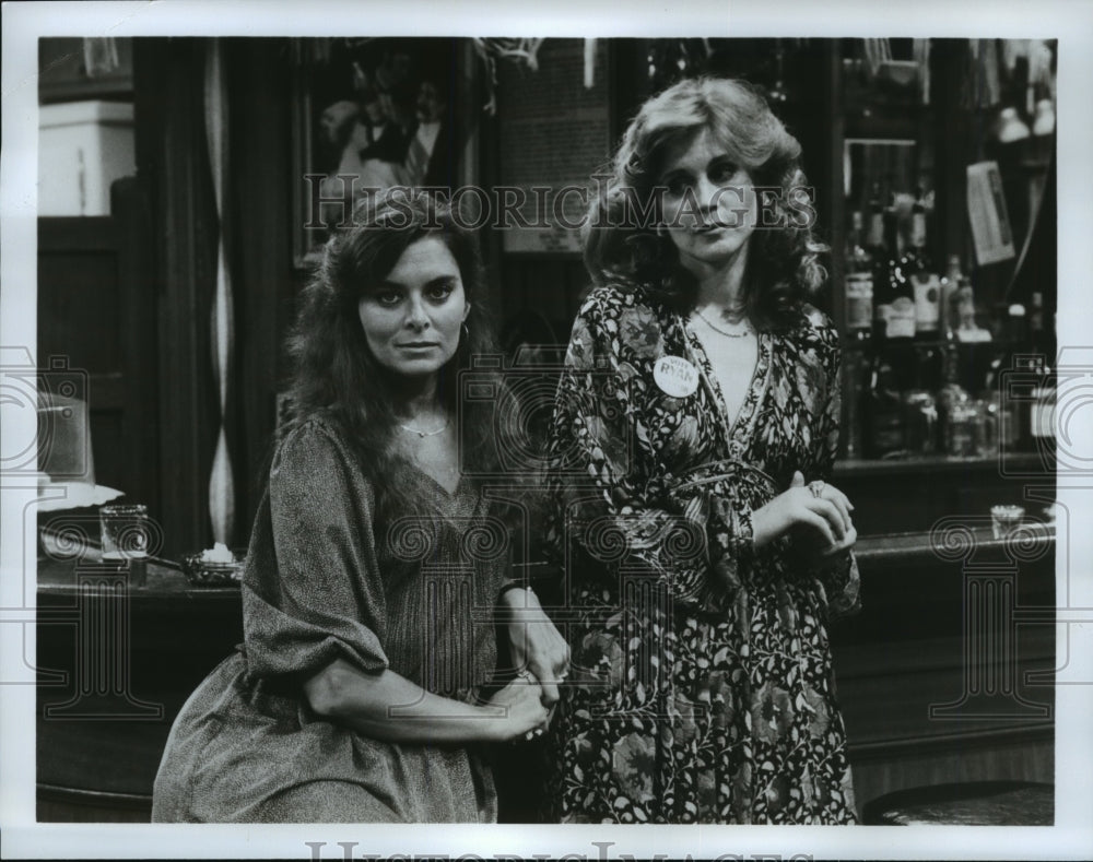 1978 Nancy Addison and Louise Shaffer in Ryan's Hope, on ABC. - Historic Images