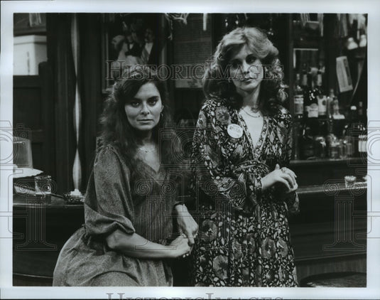 1978 Nancy Addison and Louise Shaffer in Ryan's Hope, on ABC. - Historic Images