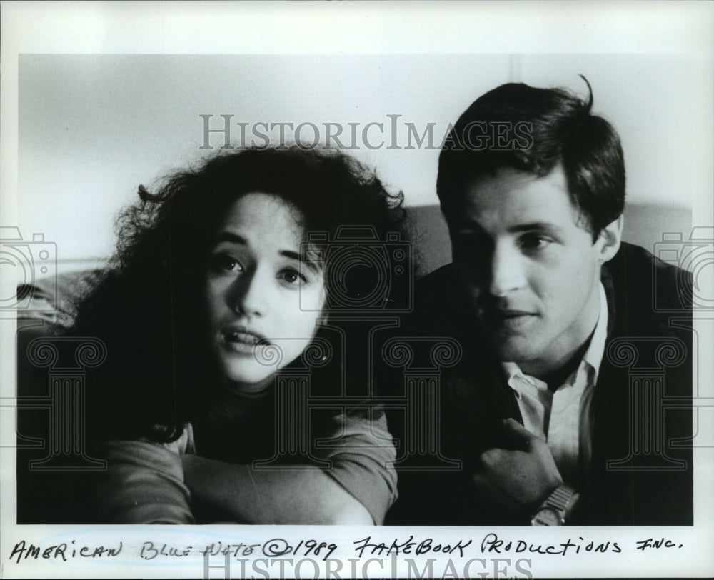 1989 Trini Alvarado and Tim Guinee in American Blue Note. - Historic Images