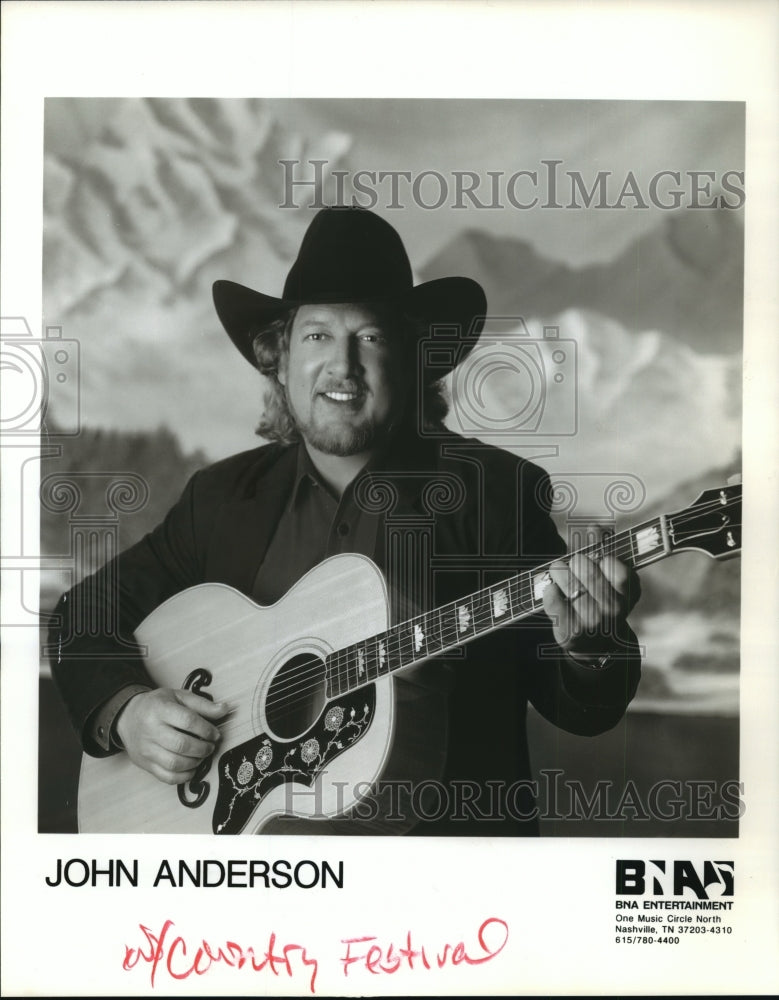 1994 John Anderson, country music singer and musician. - Historic Images