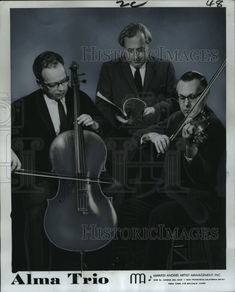 1964 Alma Trio with Gabor Retjo, Adolph Bailer and Andor Toth - Historic Images