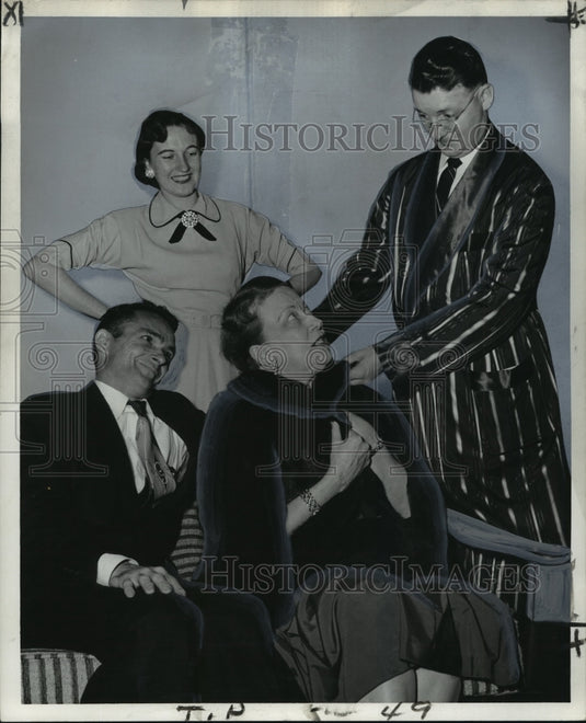 1957 Nora Nolan, Pat Gibson & Pearl Nichols in Able's Irish Rose. - Historic Images