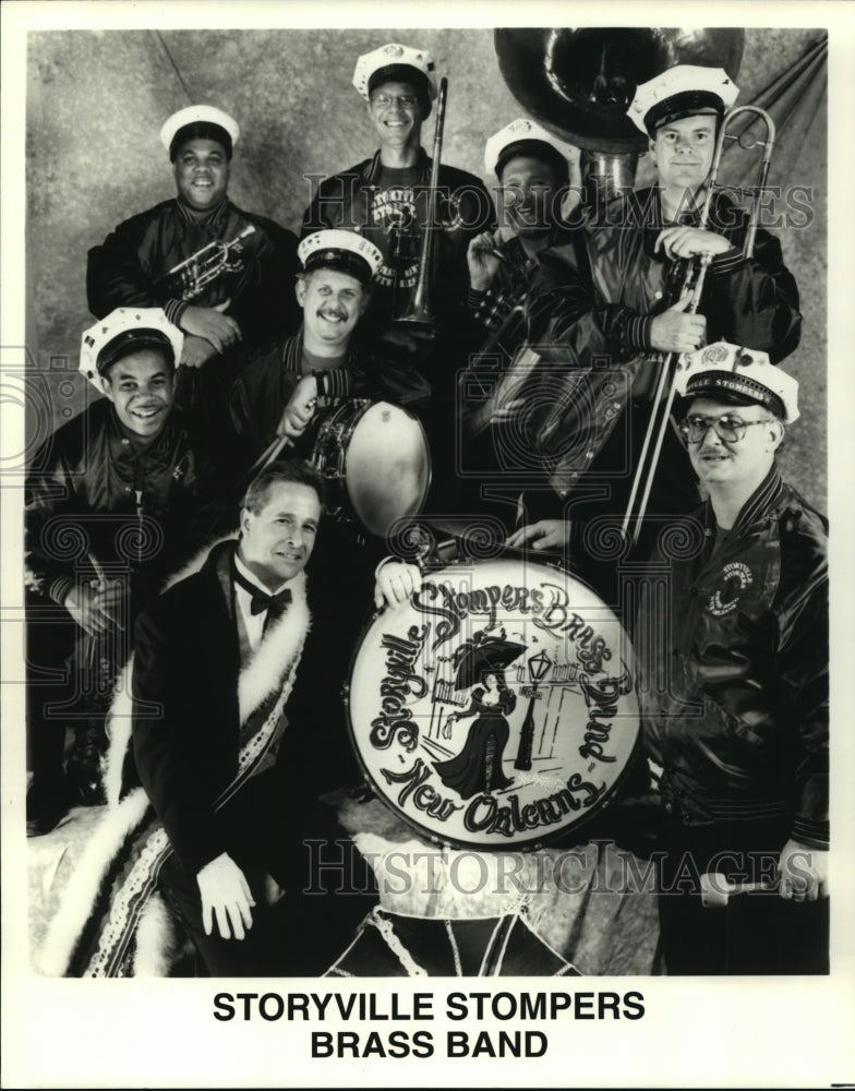 Press Photo The Storyville Stompers Brass Band of New Orleans, Louisiana.-Historic Images