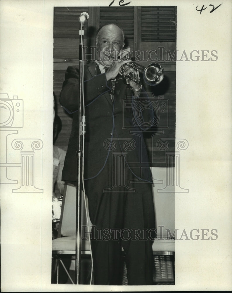 1973 Press Photo Don Albert performs at the Jazz on Sunday Afternoon concert.- Historic Images