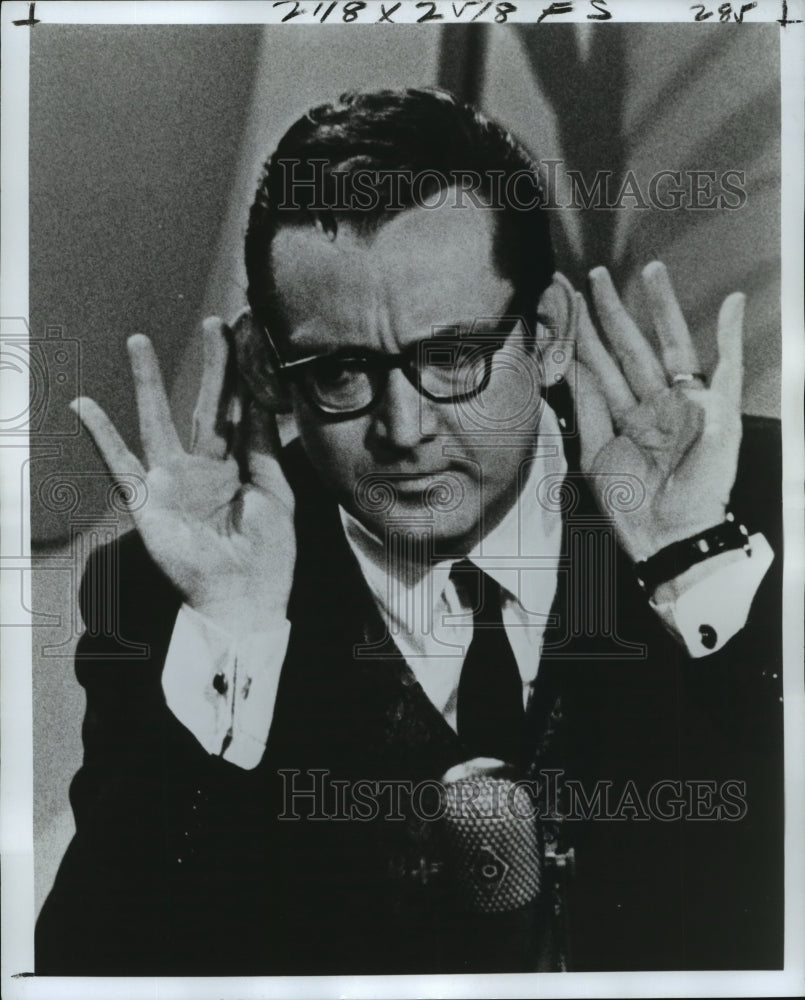 1968 Steve Allen, comedian, entertainer and actor. - Historic Images