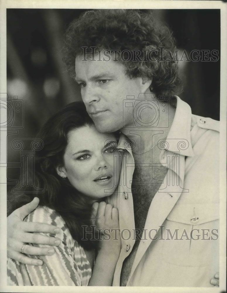 1979 Press Photo Sherry Mathis and Rod Arrants star on Search for Tomorrow. - Historic Images