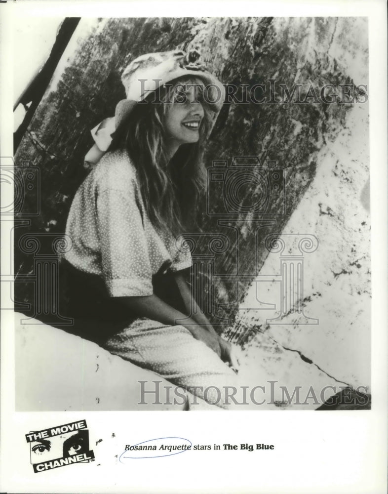 1989 Actress Rosanna Arquette in "The Big Blue" - Historic Images