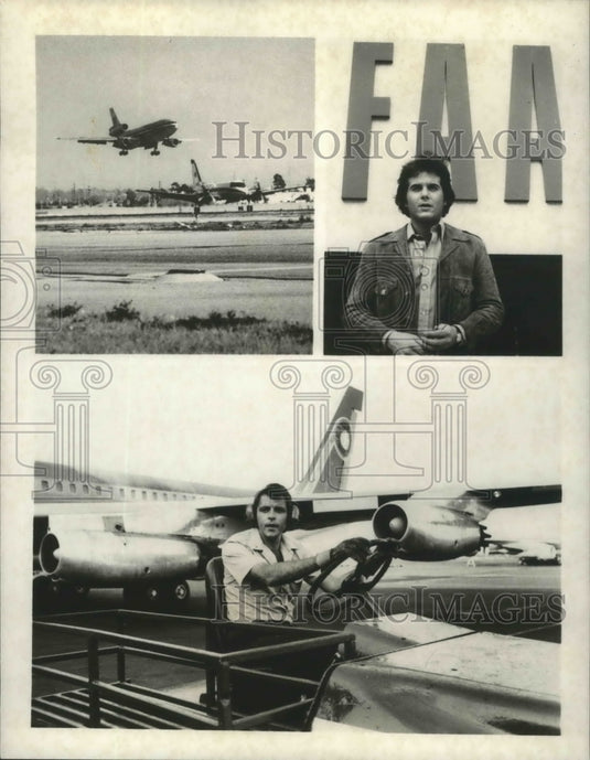 1979 Desi Arnaz Jr., Fabian Forte in "Crisis in Mid-Air" CBS Movie - Historic Images