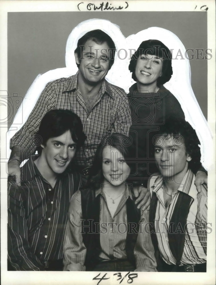 1979 David Naughton, Denise Miller and cast of  &quot;Makin&#39; It&quot; - Historic Images