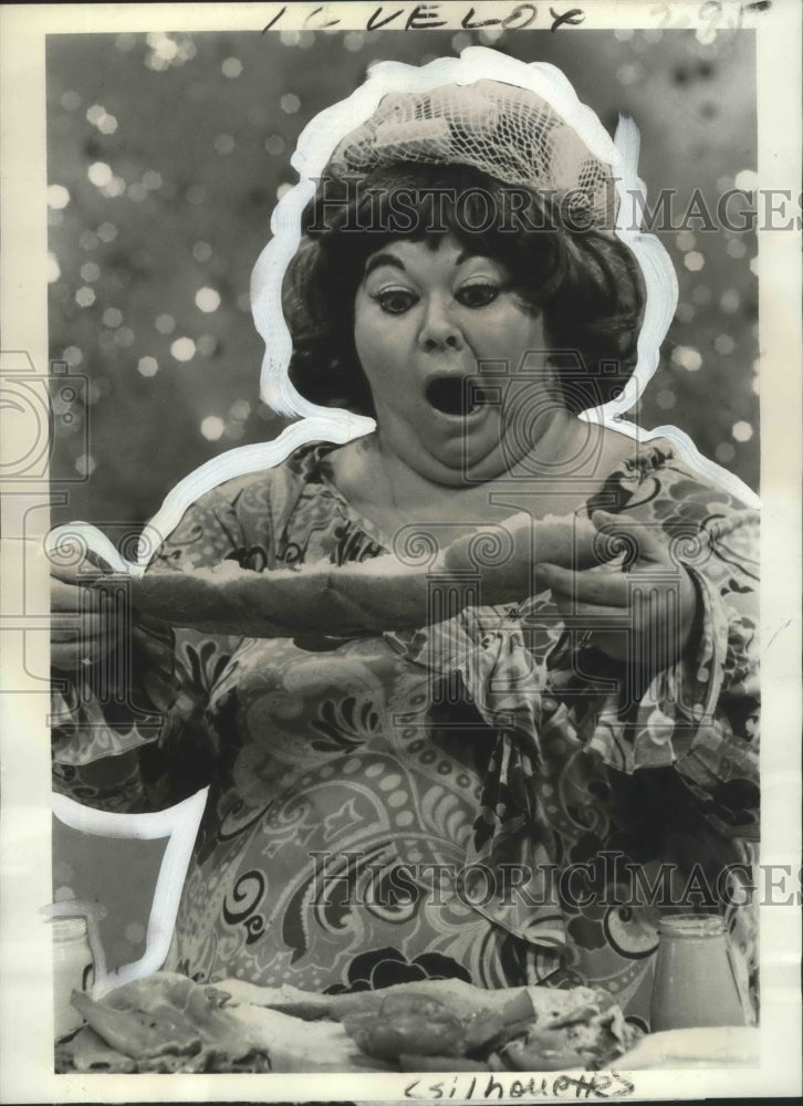 1974 Press Photo Nancy Austin on &quot;Wide World: Special--The Fat of the Land&quot; ABC-Historic Images