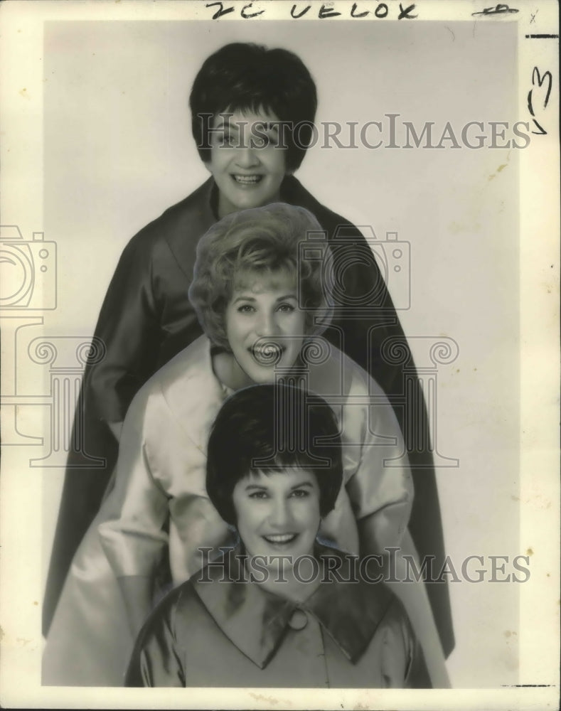 1964 The Andrews Sisters - Laverne, Patti and Maxene. - Historic Images