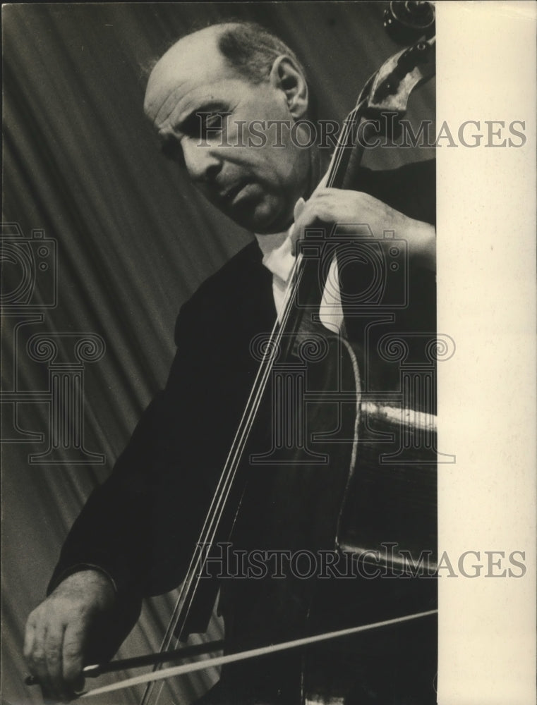 1963 Komitas Quartet - Sergay Aslamazian, Cello Player - Historic Images