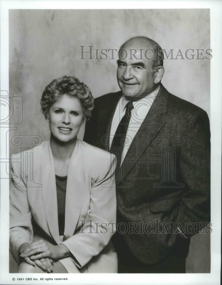 1991 "The Trials of Rosie O'Neill" - Sharon Gless and Edward Asner - Historic Images