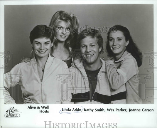 1982 Linda Arkin, Kathy Smith & Wes Parker host Alive & Well.-Historic Images