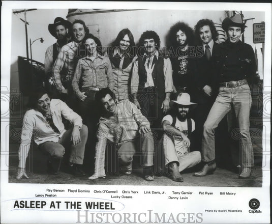 1978 Ray Benson, Floyd Domino and Chris York of Asleep at the Wheel. - Historic Images