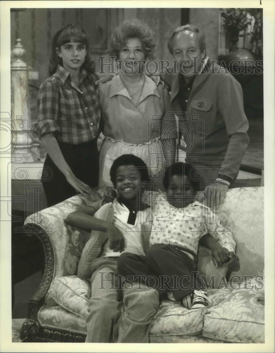 1978 Press Photo Cast Members "Diff'rent Strokes" Todd Bridges, Gary Coleman NBC - Historic Images